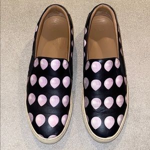 Paul Smith mens balloon print leather trainers